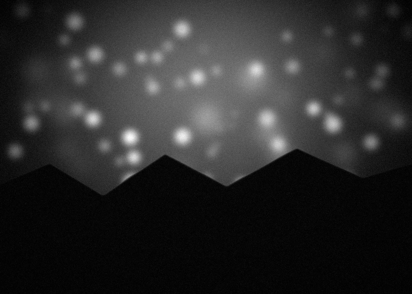 Crowd lights at an event